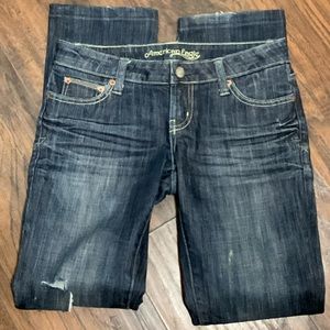 American Eagle, Women Jean Pant, Straight Leg, Sz:2
